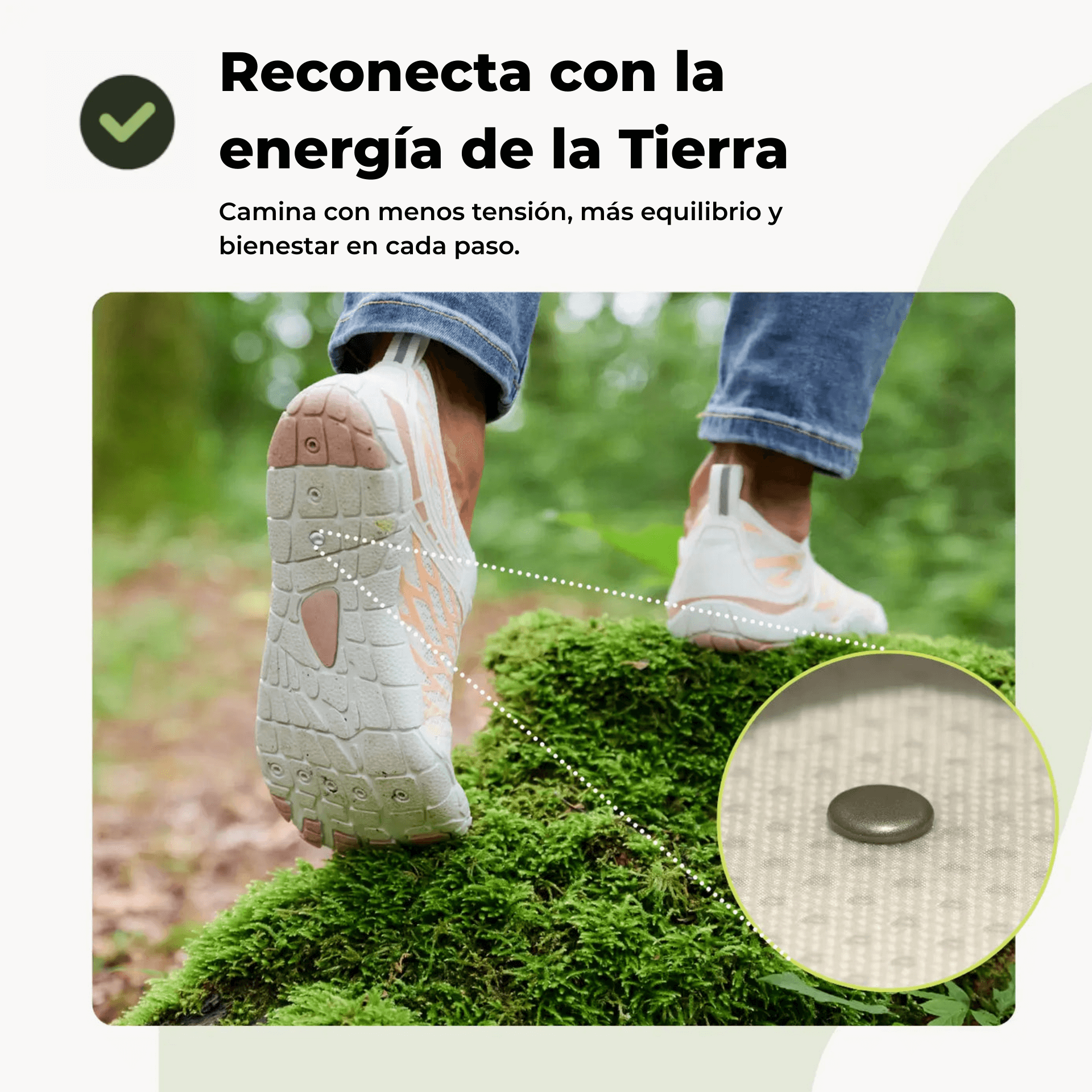 Ground™ Para Conexión Natural a la Tierra (Modelo Unisex)