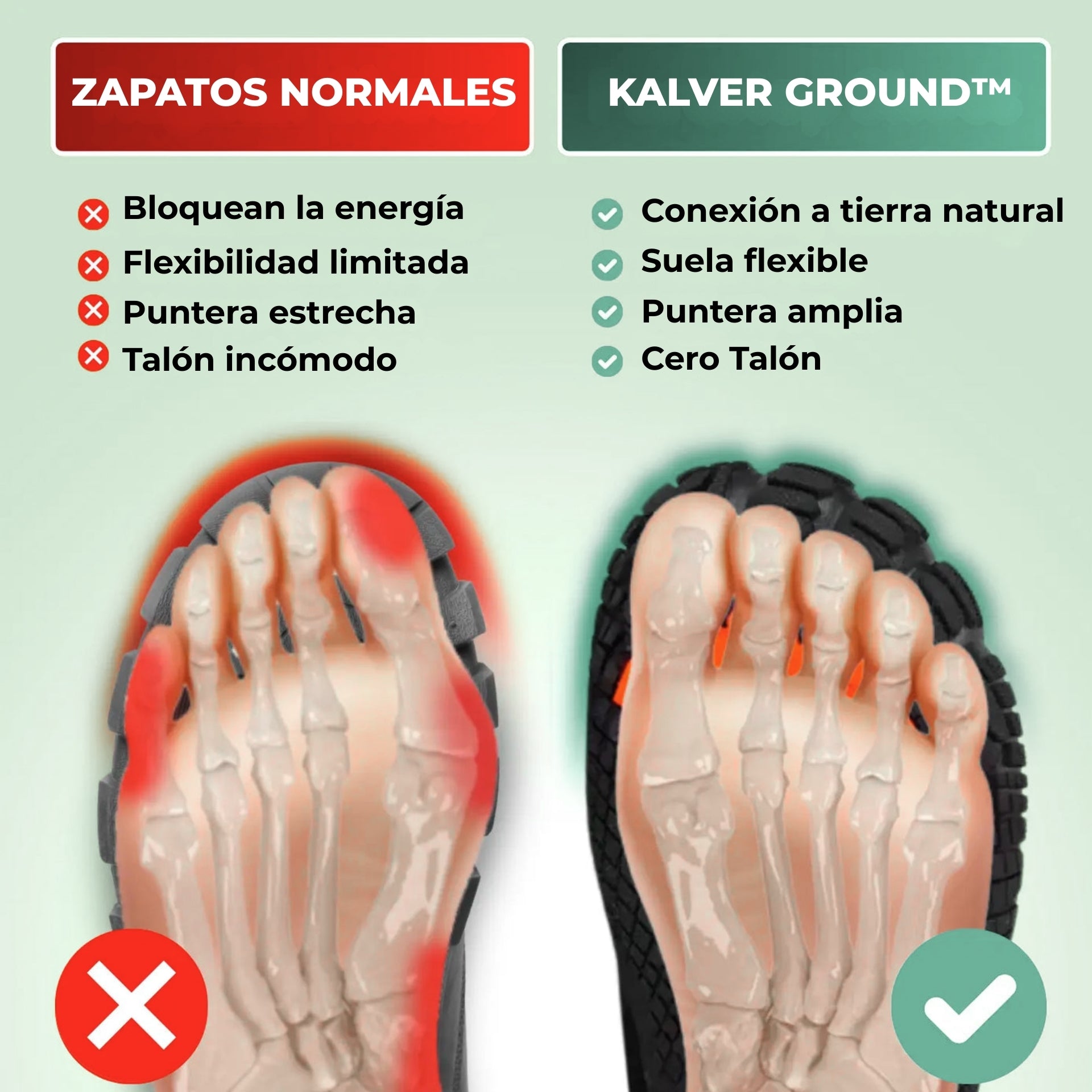Ground™ Para Conexión Natural a la Tierra (Modelo Unisex)