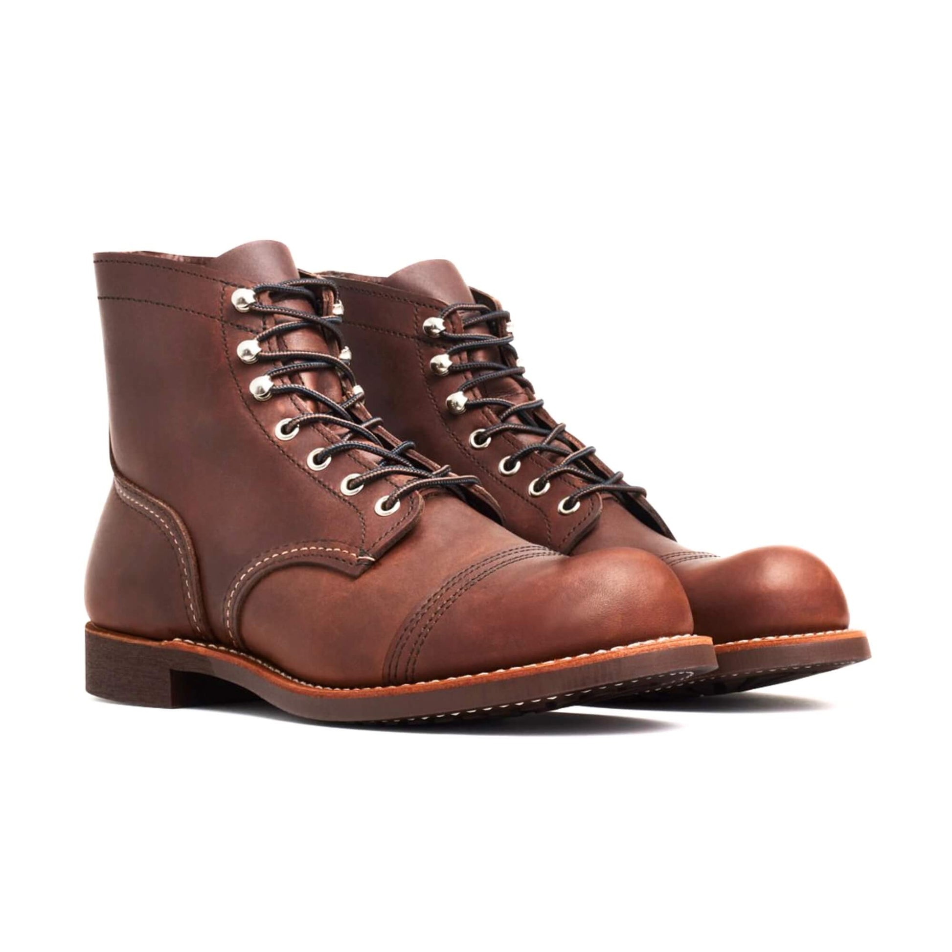 el par Botín Ranger 8111 de cuero full grain marrón para hombre, suela Vibram, botas goodyear welt Kalver