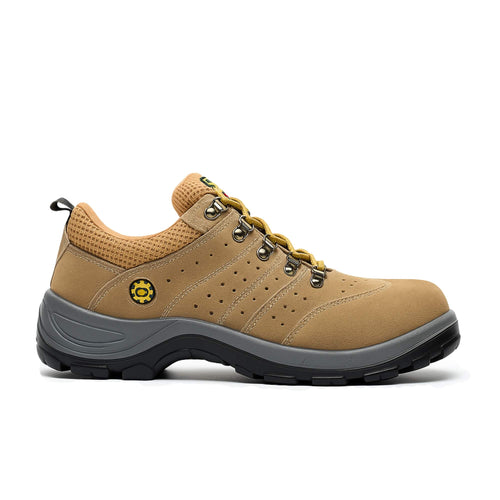 Zapato de seguridad Kalver Arcus 339 beige tipo zapatilla, liviano y transpirable