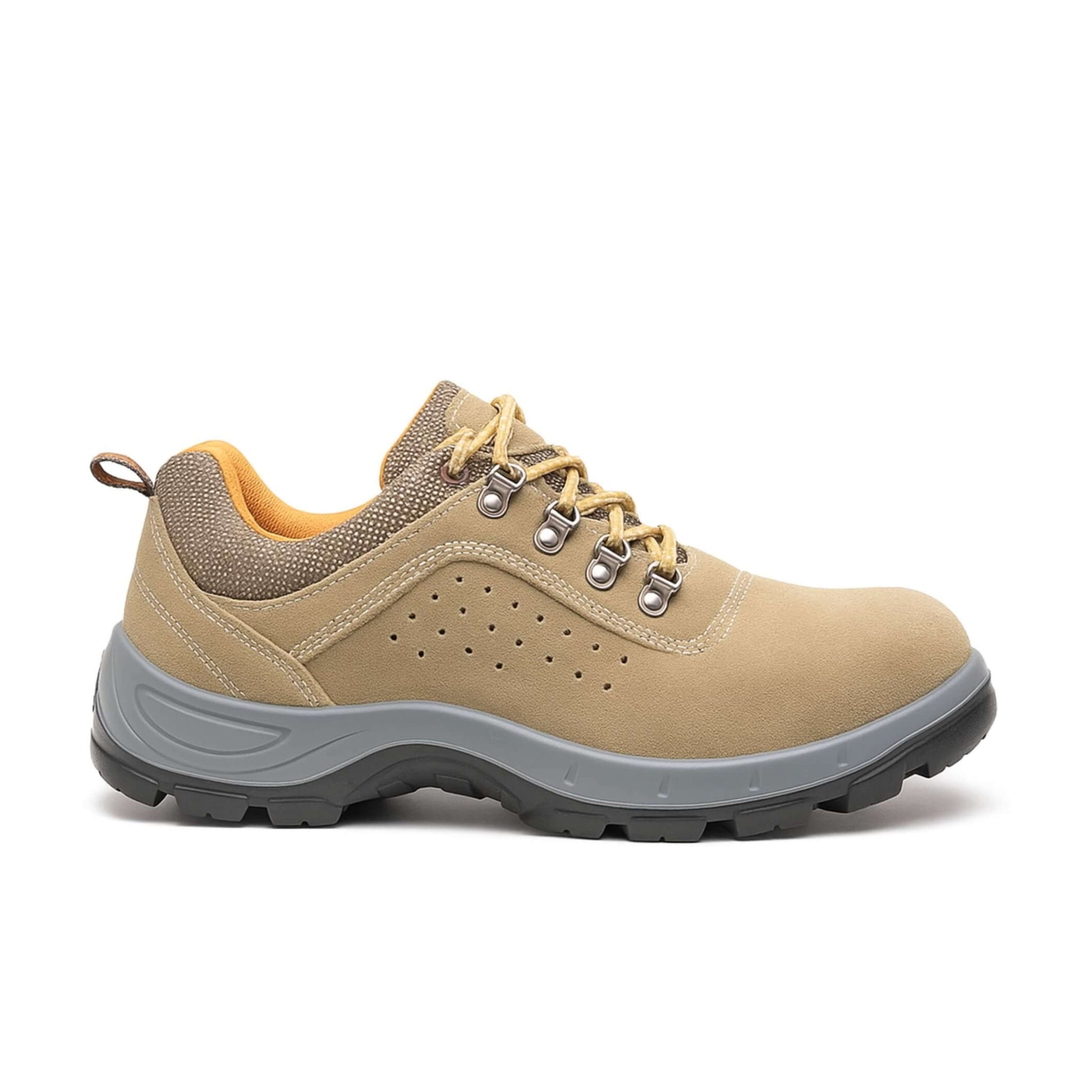 Zapato de seguridad Kalver Raptor 803 beige ultraliviano con punta metálica