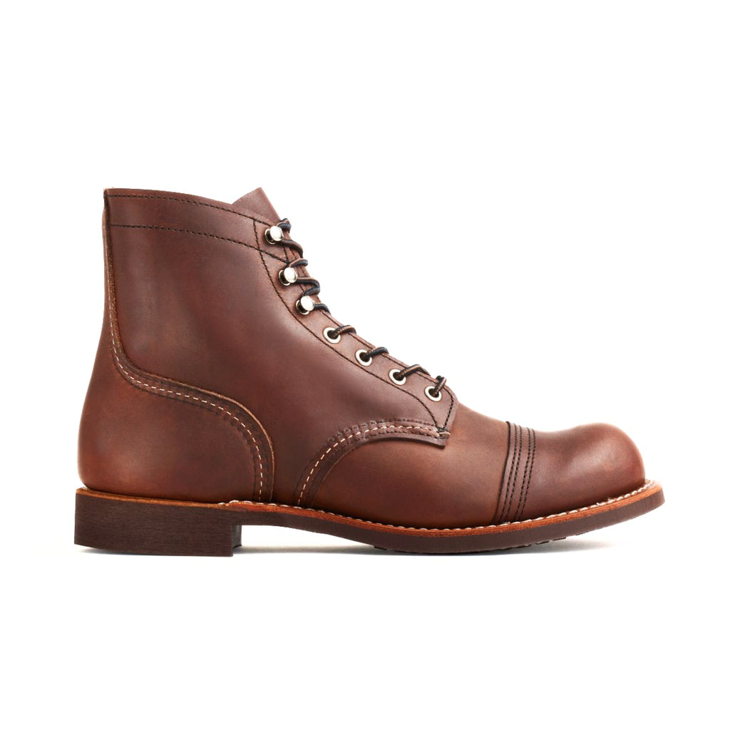 Botín Ranger 8111 de cuero marrón para hombre con suela Vibram antideslizante