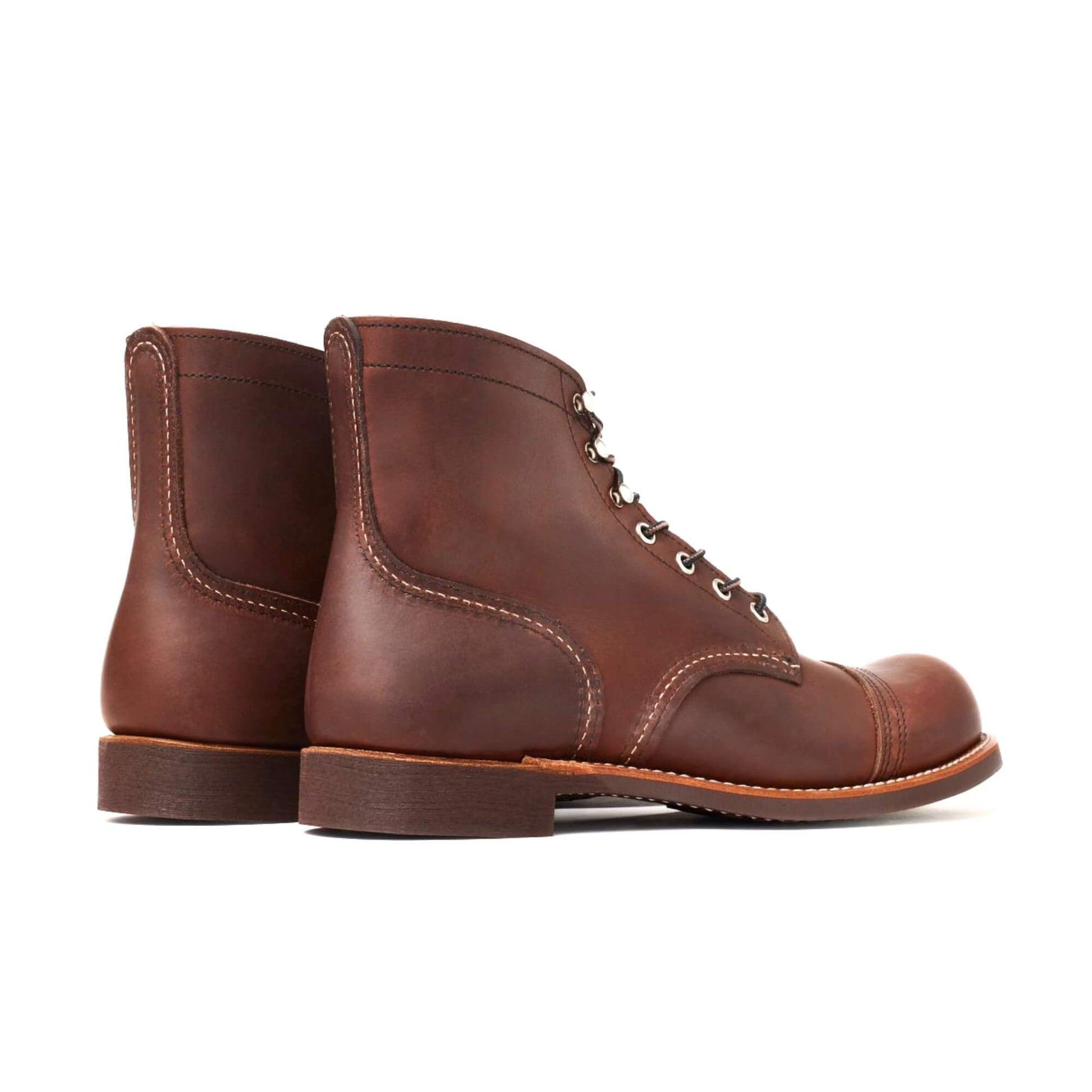 botines de cuero para hombre ranger 8111 Kalver, suela Vibram, goodyear welt par vista trasera 