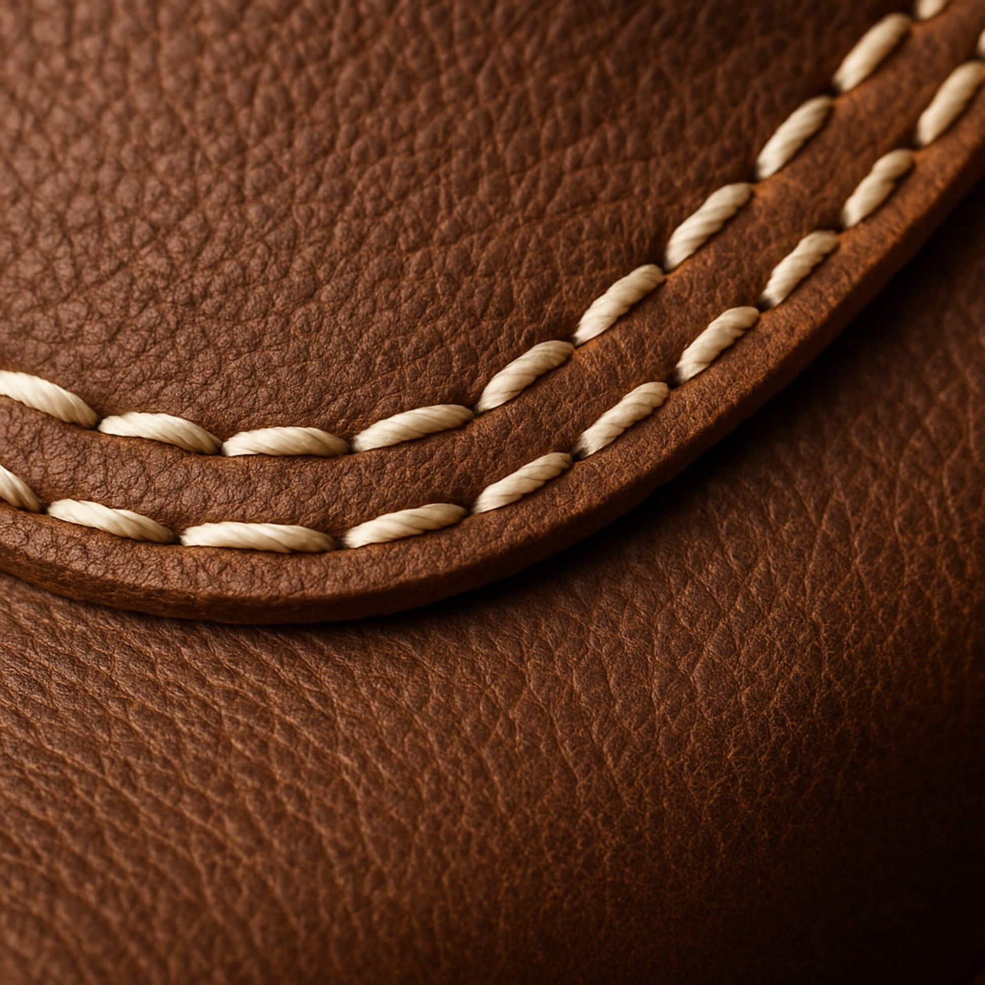 Botín moc 875 de cuero café para hombre, costura moc‑toe y suela de goma detail-stitching