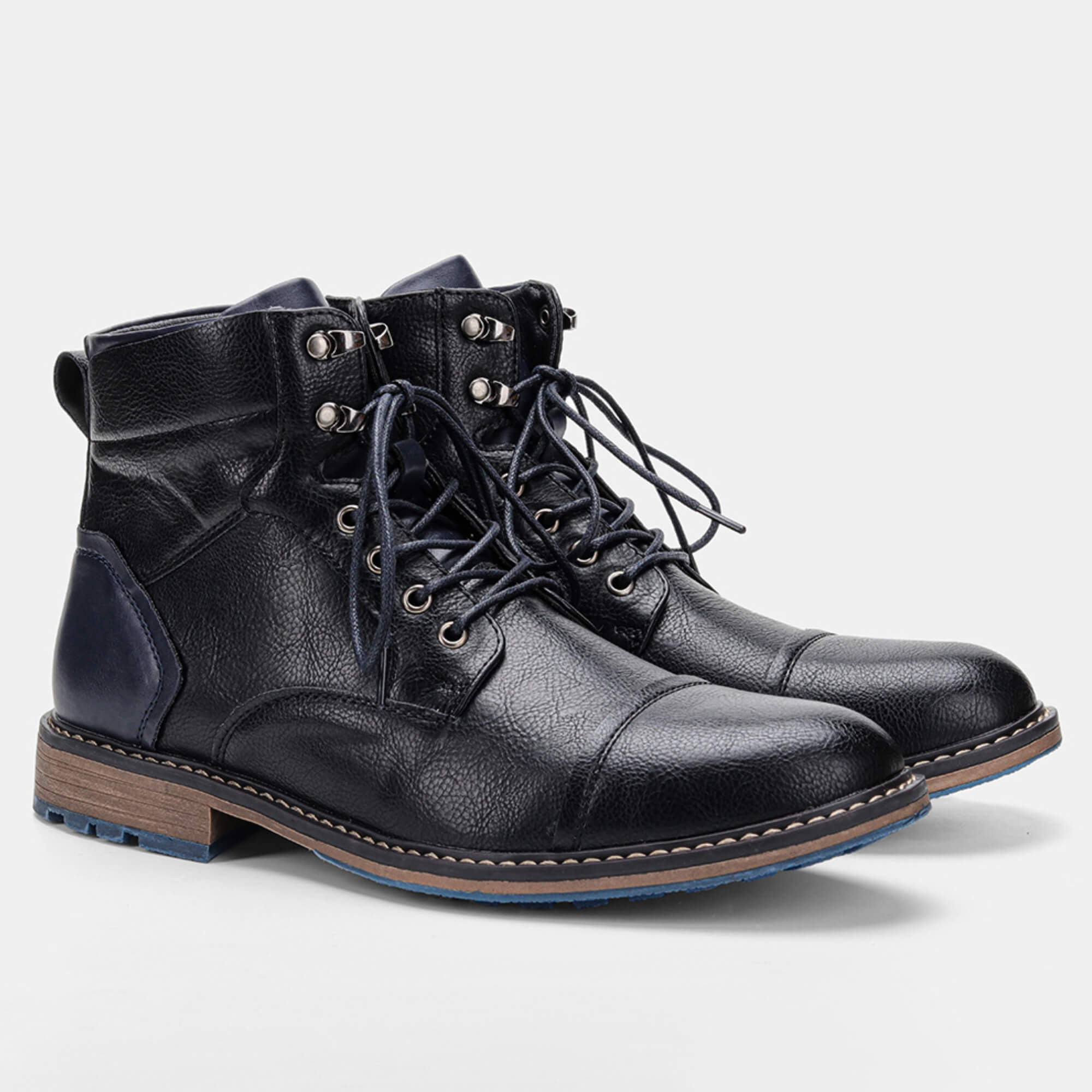 par-botines-cuero-hombre-kalver-faro-negro-bota-casual media caña