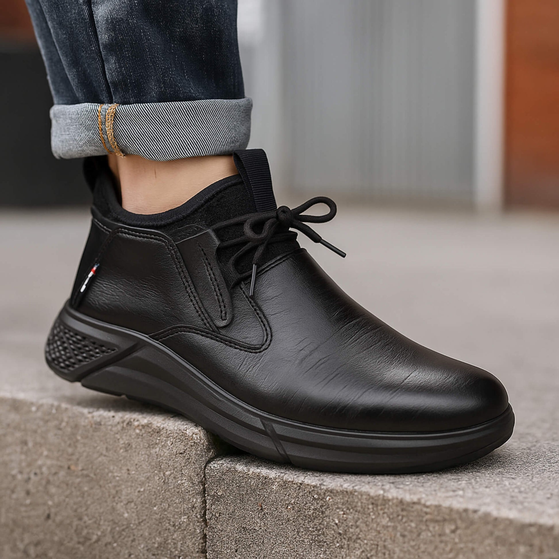 zapato de seguridad slip-on Kalver negro unisex 182 Punta de acero y antiperforación lifestyle 1