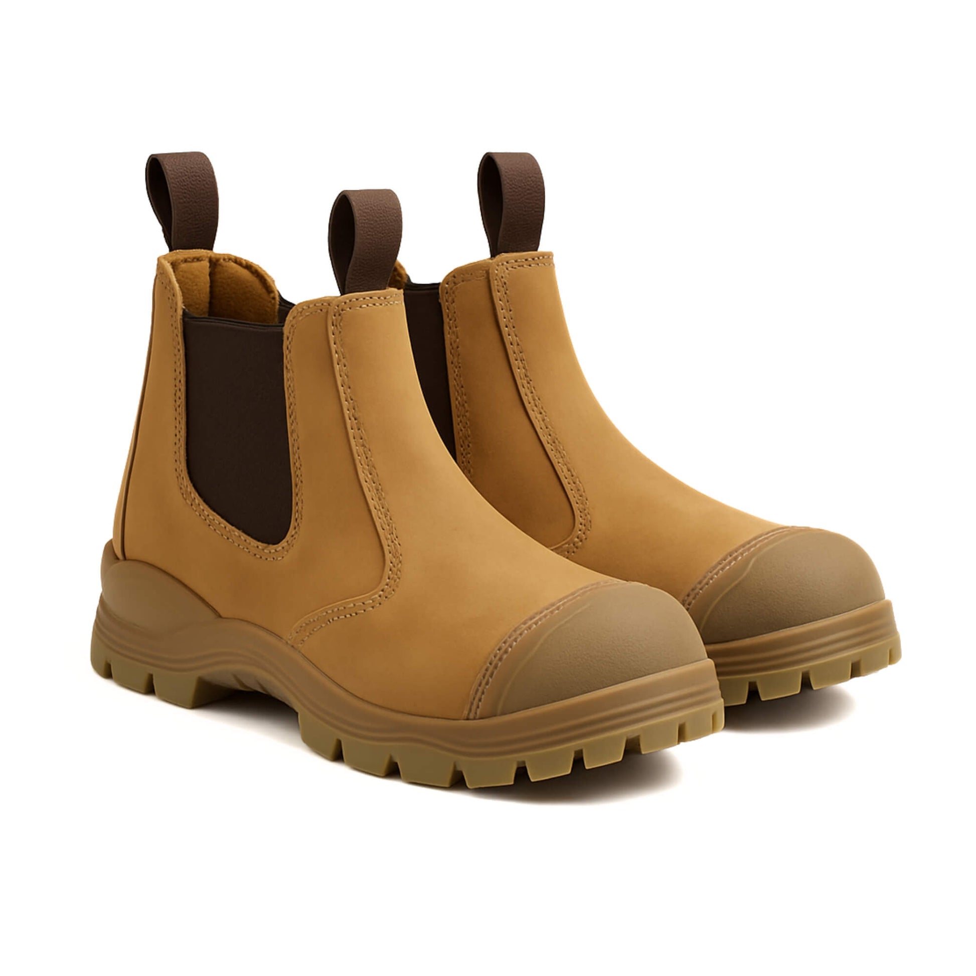 Vista lateral derecha de los zapatos de seguridad Kalver Chelsea hombre GF03