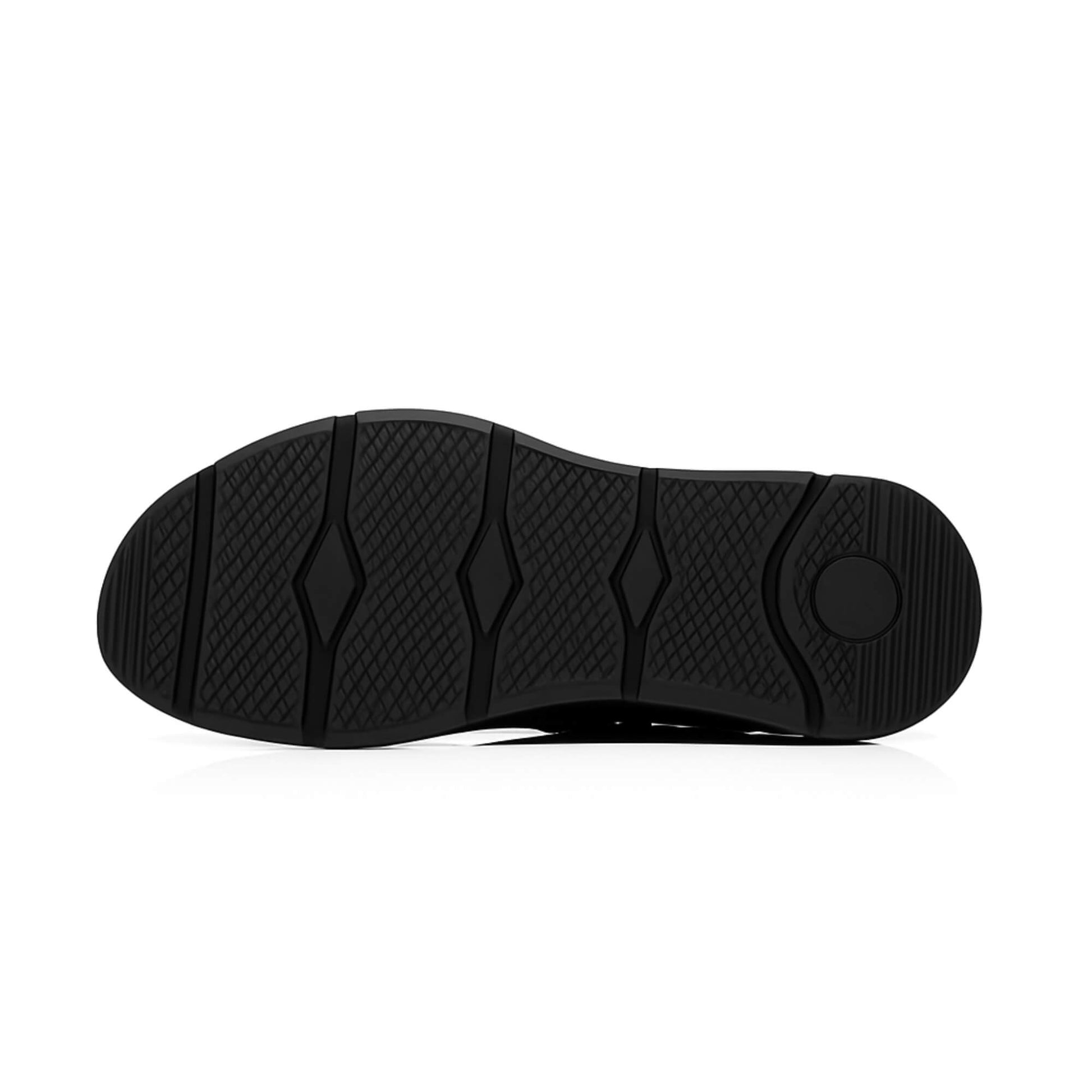 zapatos de seguridad Kalver slip-on negro unisex 182, Punta de acero y antiperforación vista suela